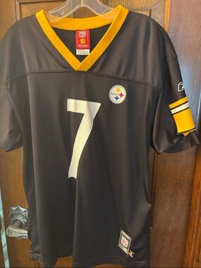 Pittsburgh Steelers Black and Gold #7 Youth NFL Jersey